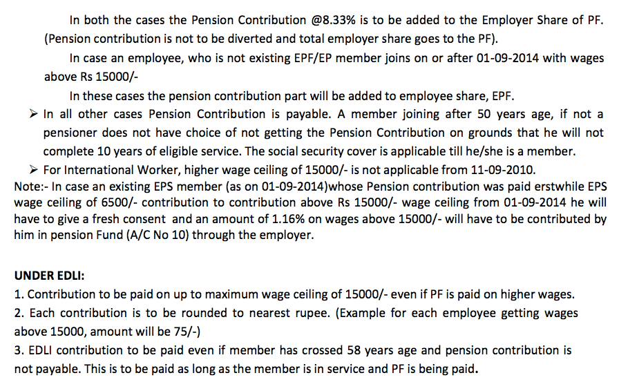 EPF contribution rate